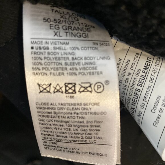 Banana Republic Italian Moleskin Coat - XL Tall - Picture 6 of 7